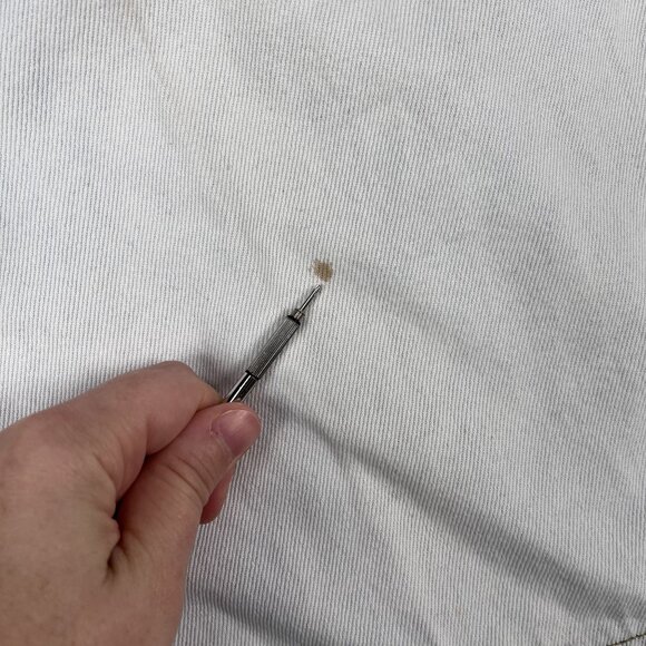 VTG Natural Stuff by Code Zero Light Wash Jean Shorts Sz 34 - Picture 6 of 6